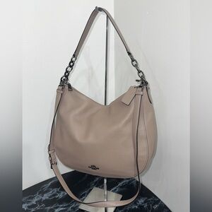 COACH Women’s Elle Hobo Bag Leather Large Carryall Handbag AUTHENTIC